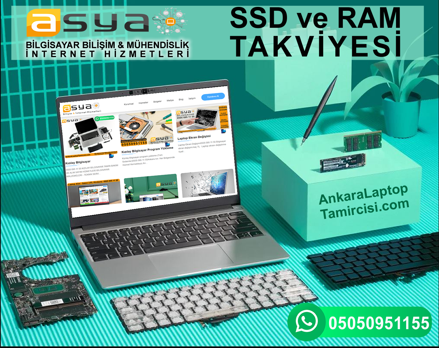 Kızılay Bilgisayar SSD ve Ram Artırma İşlemi, SSD fiyatları 